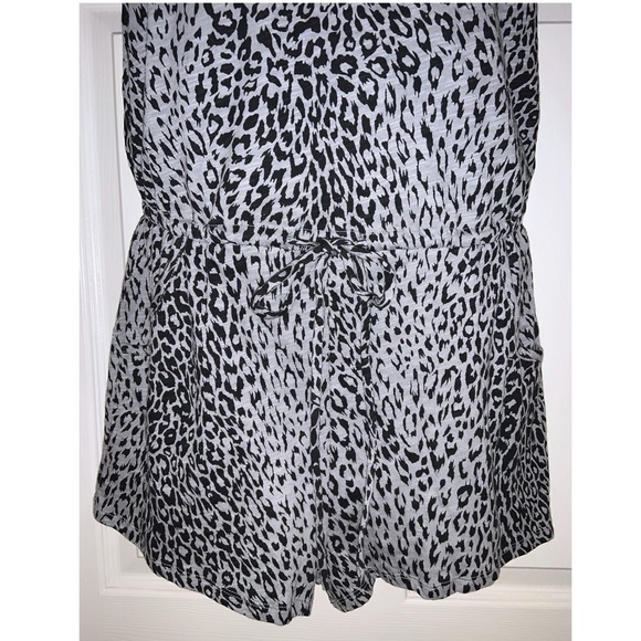 Bobi Leopard Slub Romper in Grey –– NWT - Picture 8 of 17